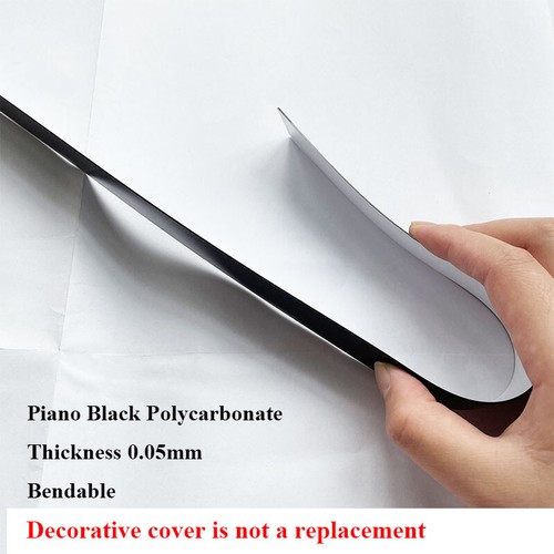 Decal Cover Fit For Cadillac CTS 08-13 Sedan Black Pillar Posts 6pc Door Trim - Foto 2 di 6