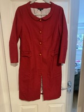 Tara Jarmon Long Jacket Coat Size 38