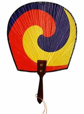 SET OF 5 KOREAN FAN DANCE YINYANG FAN FOR CULTURE EVENT