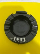 ASTI MUSIC LOVERS RENDEZVOUS, N.Y. ASHTRAY MADE IN U.S.A. QUALITY EAGLE VINTAGE