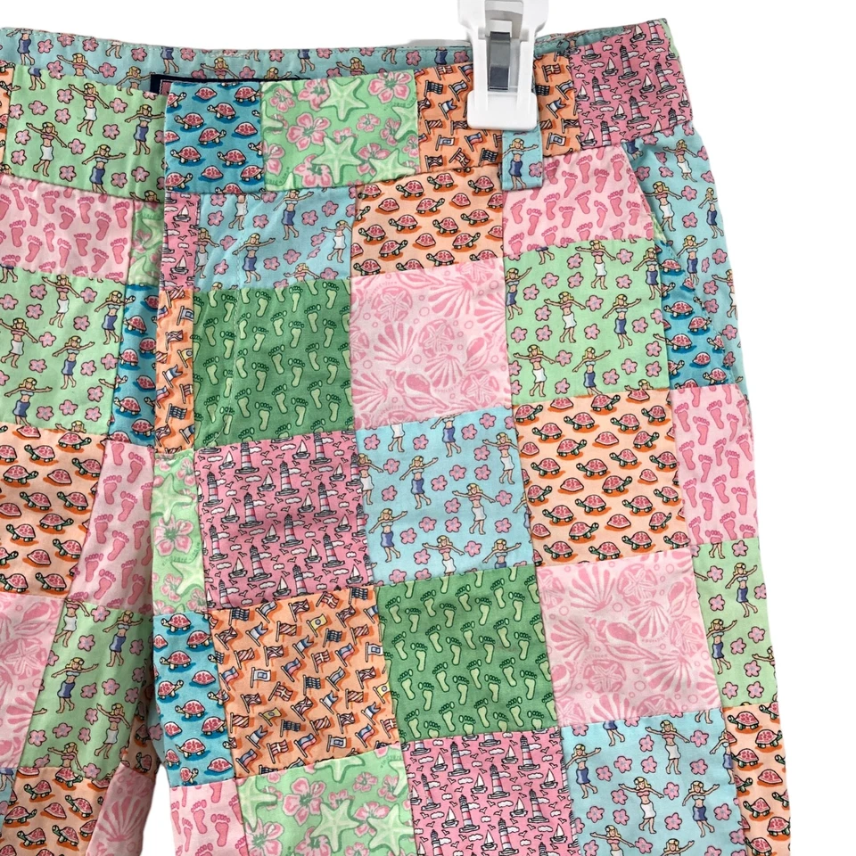 Chino corto Vineyard Vines by Shep Ian Patchwork Hula Turtles Patchwork talla 4 Foto 3 de 4
