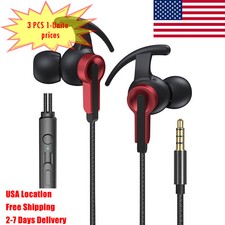 Wired 3.5mm Earphones Ear buds Headphones In Earphone Within Mic Stereo Headset