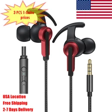 Wired 3.5mm Earphones Ear buds Headphones In Earphone Within Mic Stereo Headset