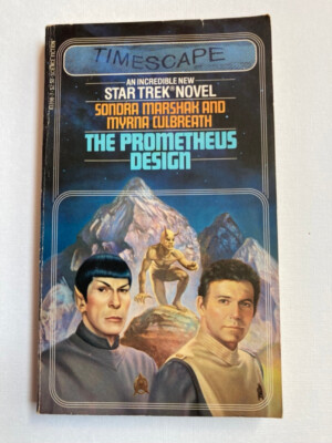 Star Trek Novel ''The Prometheus Design'' by Marshak Pocket Books Paperback