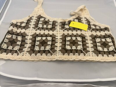 【ANTIGEL】新作Short★CROCHET BOHEME Rebellion Again Crochet Knit Cropped Tank Shorts Outfit Boho