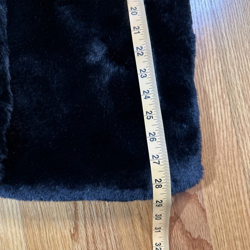 Stradivarius faux fur coat in black size S NWT - Picture 11 of 11