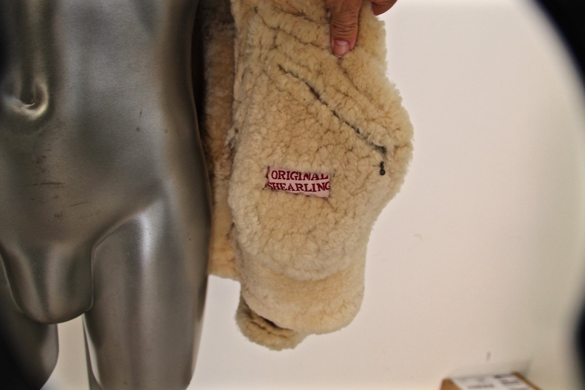 Bombardier En Mouton Retourné (shearling) Itinérance - Taille XL, Marron, Cuir, Occasion Excellent état