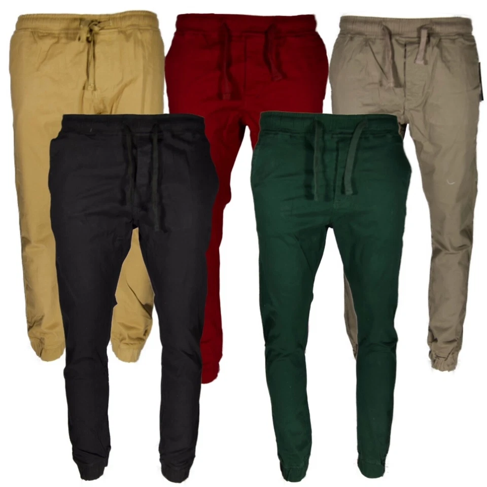 Men's Pants Relaxed Waist Drawstring Waist Straight Leg Casual Pants