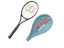 WILSON American Ace Midsize Tennis Racquet Racket 4 1/2 Grip with Cover