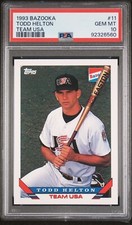 1993 BAZOOKA 11 TODD HELTON TEAM USA PSA 10 GEM MINT