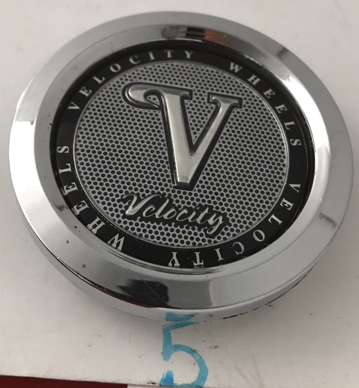 Velocity Wheels Chrome Center Cap Cover Hubcap CCVE65-1P