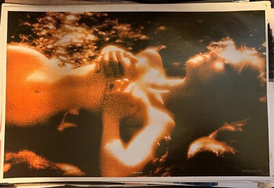 JANE FONDA VINTAGE 1970 ORIGINAL SEXY POSE POSTER By RICHARD MORGAN