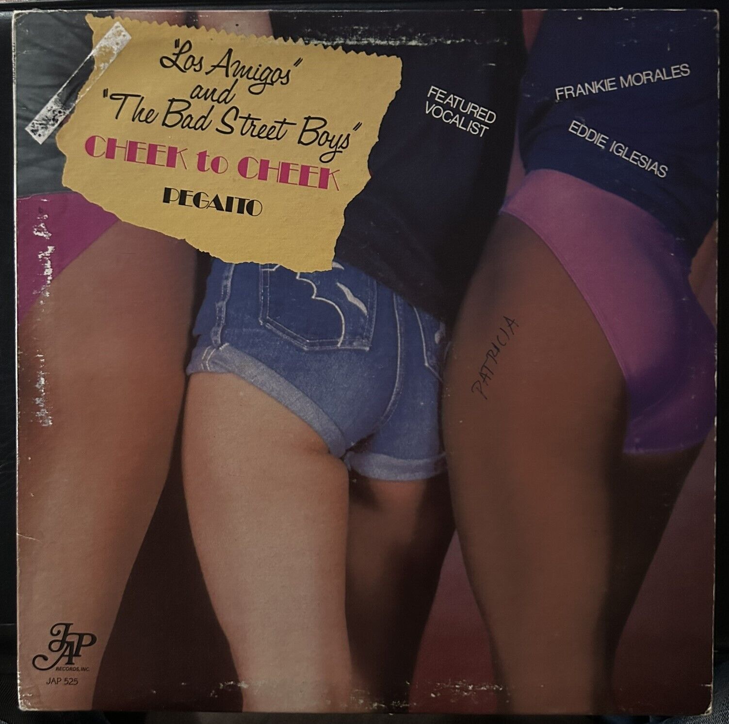 Los Amigos and The Bad Street Boys "Cheek To Cheek - Pegaito" Vinyl Record LP