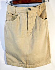 Gap Women's Skirt Denim style Khaki color Sz 5/6 D-08 