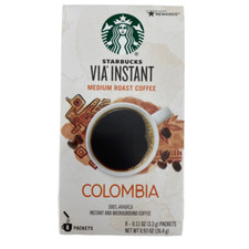 Starbucks Via Ready Brew Colombia Instant Coffee Box - 50 Pieces Exp. 03/2023