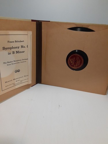 A Victor Musical Masterpiece Schubert Symphony No. 8 In B Minor 78rpm Set - Picture 6 of 11