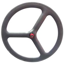 Set ruote bici corsa strada 700c 3 razze copertoncino carbonio tubolare ruote bicicletta