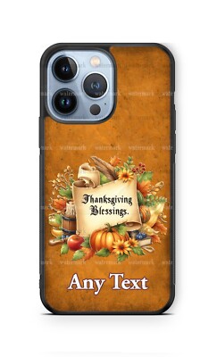 Thanksgiving Blessings Phone Case For iPhone 15 14 Samsung S23FE A54 Google 7a 8