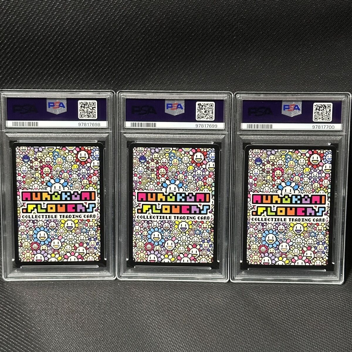 PSA 10 Sequential Murakami Flowers English Bronze Silver PSA 10 Sequential Murakami Flowers English Bronze Silver