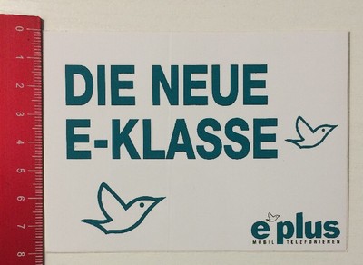 Sticker/Decal: E-Plus mobile calling - the new E-Class (26041623)