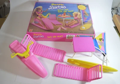 Set De Surf vintage Barbie en boite Incomplet Mattel  Surf Set 7394 barbie 1988 - Photo 1/4