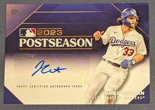 James Outman 2024 Topps Series 1  Postseason Performance Autograph 48/50 Dodgers