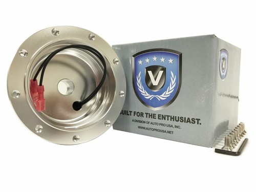 VSW 9-Bolt Silver Steering Wheel Hub Adapter 1979-1982 Mustang Fox Body Column - 第 2/4 張圖片