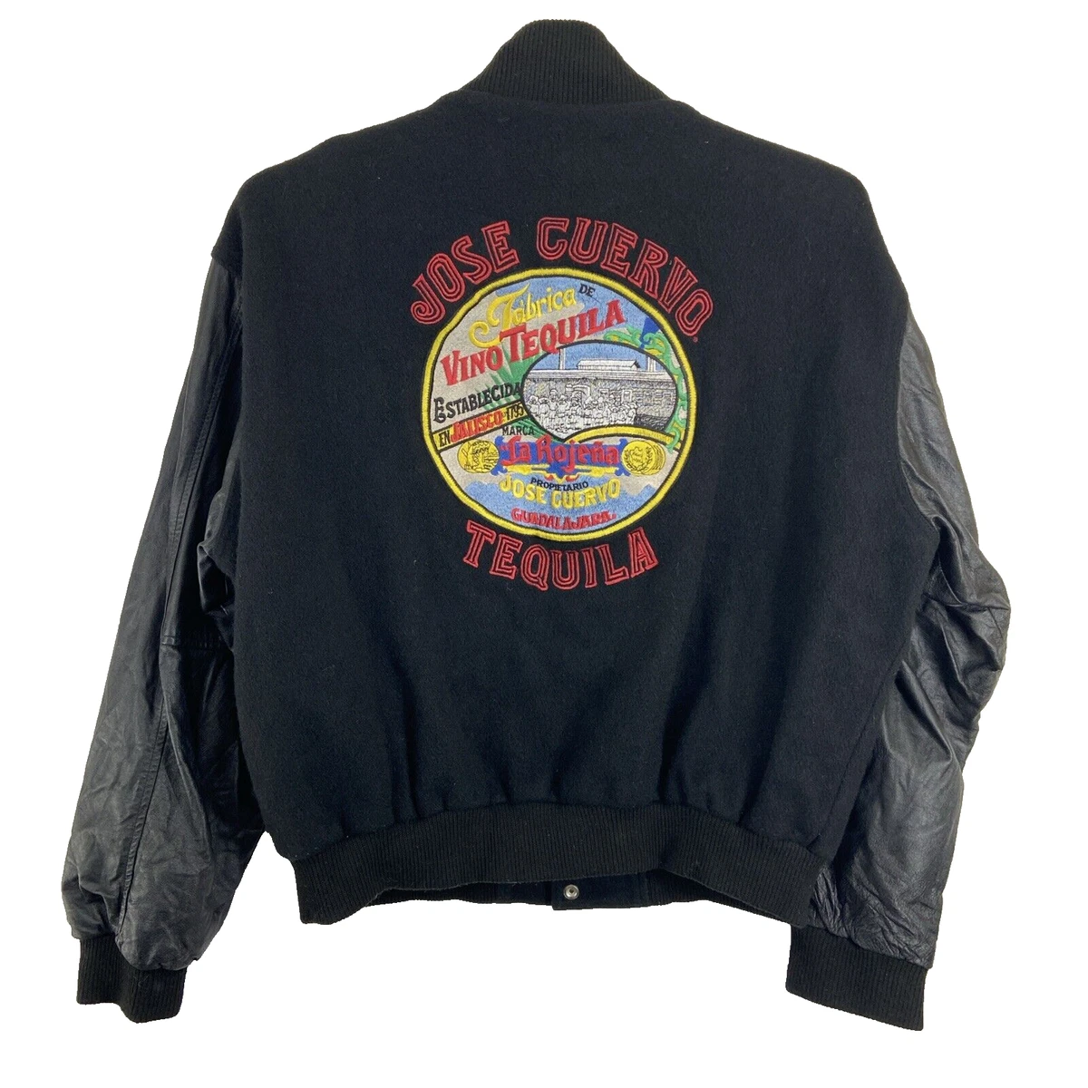 Bomber/Harrington Leather 1990s Vintage Outerwear Coats & Jackets