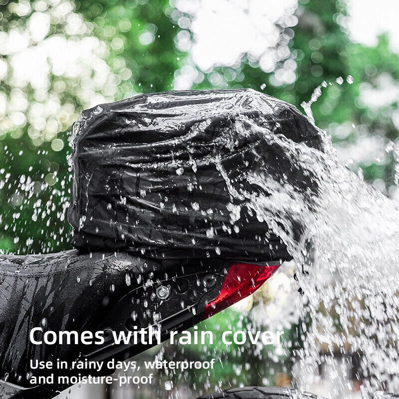 ROCKBROS Motorcycle Tail Seat Helmet Luggage Bag Waterproof 35L EVA Hard Shell - Image 3 of 4