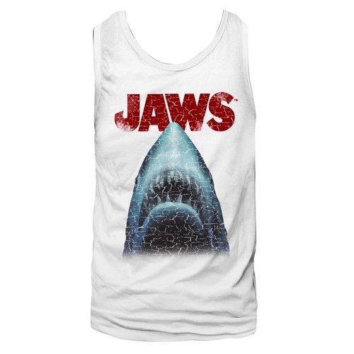 Jaws Vintage Shark Men's Tank Top Movie 
