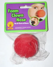 Red Foam Clown Nose funny character party parade stage novelty costume prop 