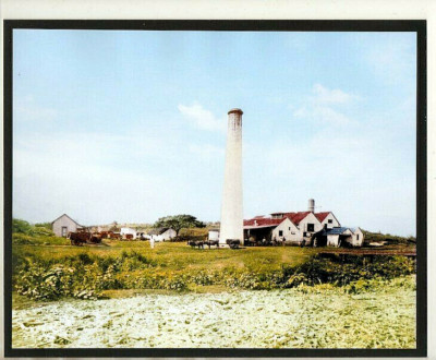 HISTORIC WAIALUA HALSTEAD SUGAR MILL1880s F/ B&W ORIGINAL GICLEE ON 8X10'' MAT  