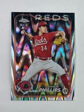 2024 Topps Chrome Connor Phillips RC RayWave Parallel #20 Cincinnati Reds