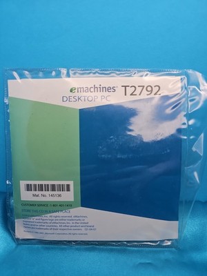 eMachines Restore CD Version 1.1 Model T2792 - 3 Disc Set for Desktop PC