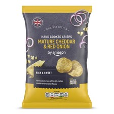 Our Selection Hand Cooked Mature Cheddar & Caramelised Onion Crisps 150g