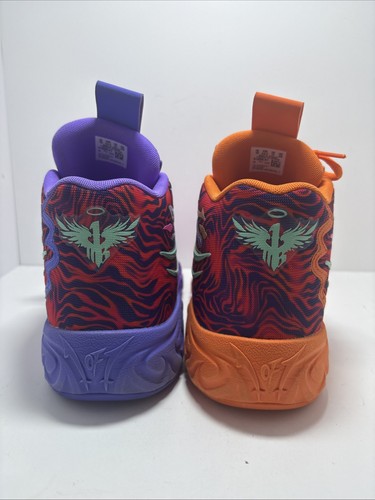 Scarpa da basket uomo Puma MB 04 arancione viola Lamelo Ball Creativity taglia 11 - Foto 3 di 7