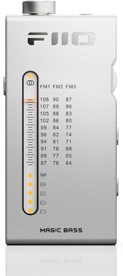 FiiO RR11 Portable FM Radio Receiver w/Analog PVR Tuning, 64MHz-108MHz (Silver)