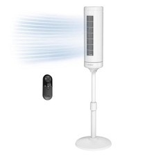 Lasko Rise 54 in. 8-Speed Oscillating Tower Fan - White