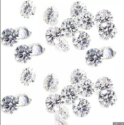 2.00 mm D Color VVS2 Lab Grown Round Cut 16 Pcs Certified Loose CVD Diamonds