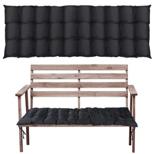 63 x 19 Inch Bench Swing Replacement Cushions, 2-3 Seater Waterproof Patio Fu...