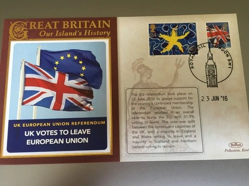 GB STAMPS RARE FIRST DAY COVER 2016 BREXIT