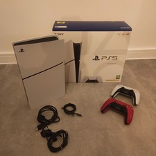 Sony PlayStation 5 PS5 Slim Disc Edition - 1TB - Weiß PS5