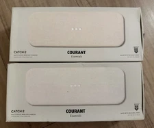 Courant Catch 2 Essentials Belgian Linen Dual Wireless Charging Pad LOT Of 2 NEW