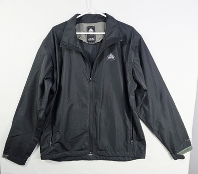 Nike ACG Jacket Mens L Full Zip Windbreaker Zip-Off Sleeves Outer Layer 3 Black