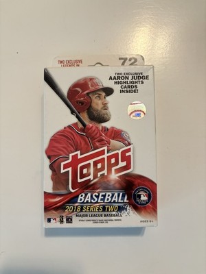 2018 Topps Series 2 Baseball Factory Sealed 72 Card Hanger Box