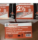 RAMSET 5 BOXES 2 1/2"Nails For Concrete With Fasteners 100 Per Box Total 500 New — photo 5