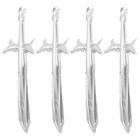  4 Pcs Pirate Accessories Sword Funny Swords Toy Inflatable for Kids