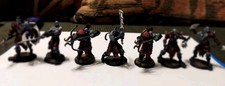 Dungeons And Dragons Lot Of 10 Orc Miniatures 3d Printed Painted