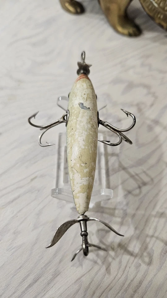 Pflueger Never Fail Minnow GCB de colección. VER a través de herrajes. Foto 4 de 4