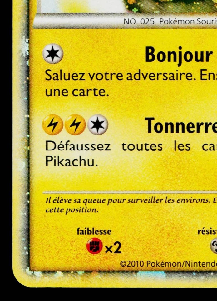 PIKACHU FRENCH PIKACHU WORLD COLLECTION JAPANESE POKEMON TCG - Image 4 of 4